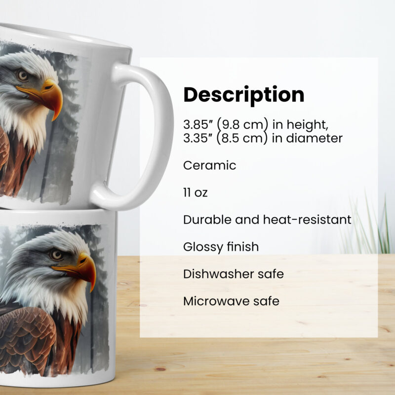 Bald Eagle Mug, Sovereign of the Skies - Image 4