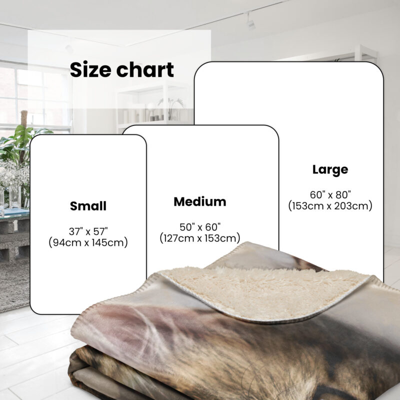 Personalised Cat Photo Sherpa Blanket - Image 7
