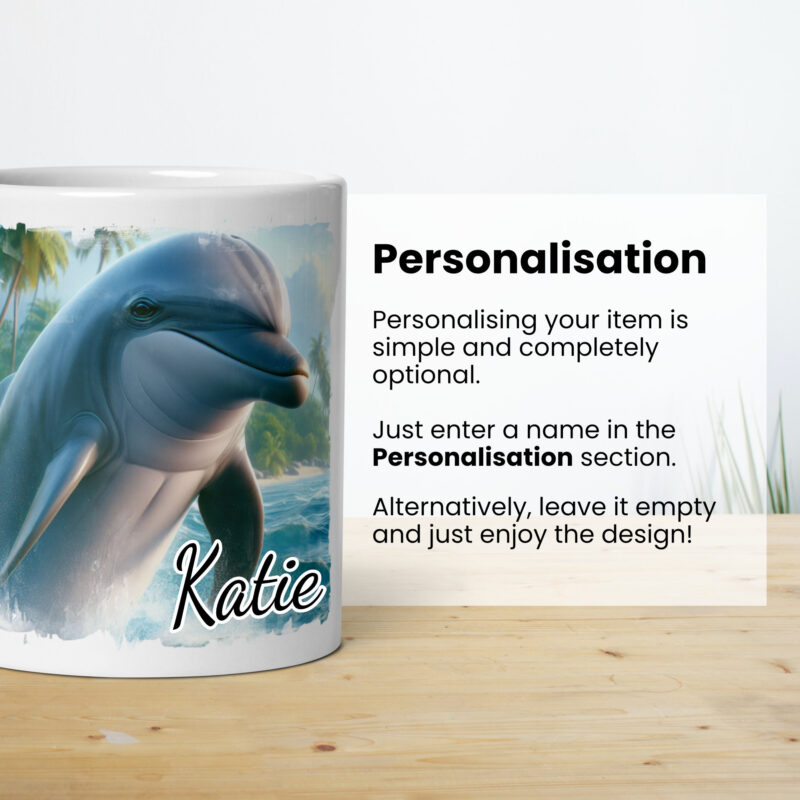 Dolphin Mug, Crest of the Wave - Image 3