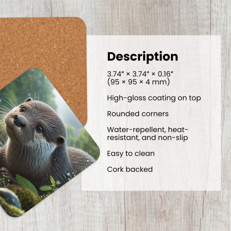 Otter Coaster, Whiskers and Waterdrops - Image 5
