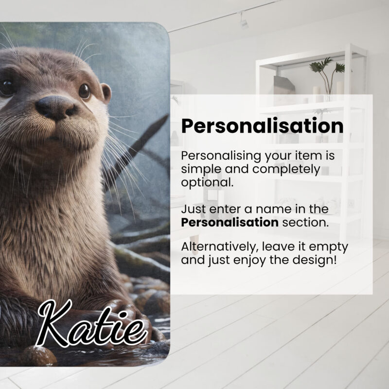 Otter Sherpa Blanket, Morning Musings - Image 3