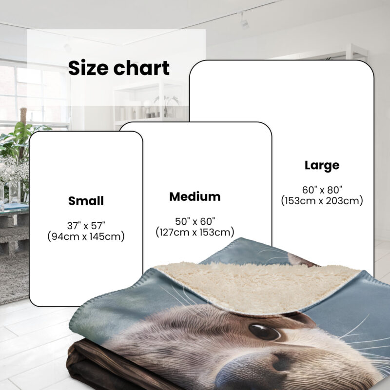 Otter Sherpa Blanket, Morning Musings - Image 5