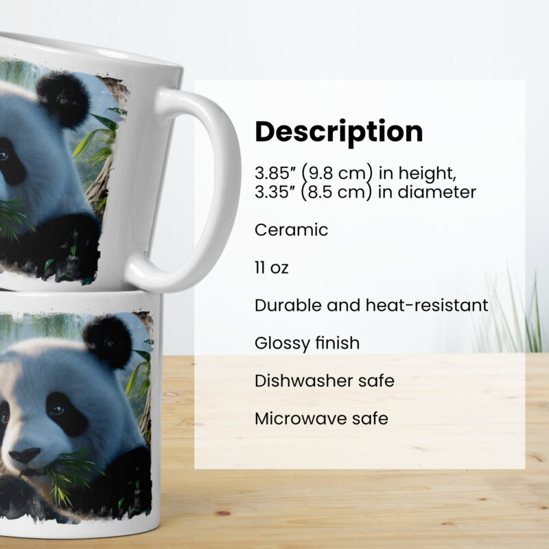 Panda Mug, Tranquil Morning - Image 4
