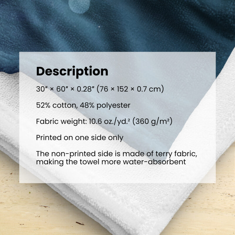 Penguin Beach/Bath Towel, Winter Majesty - Image 4