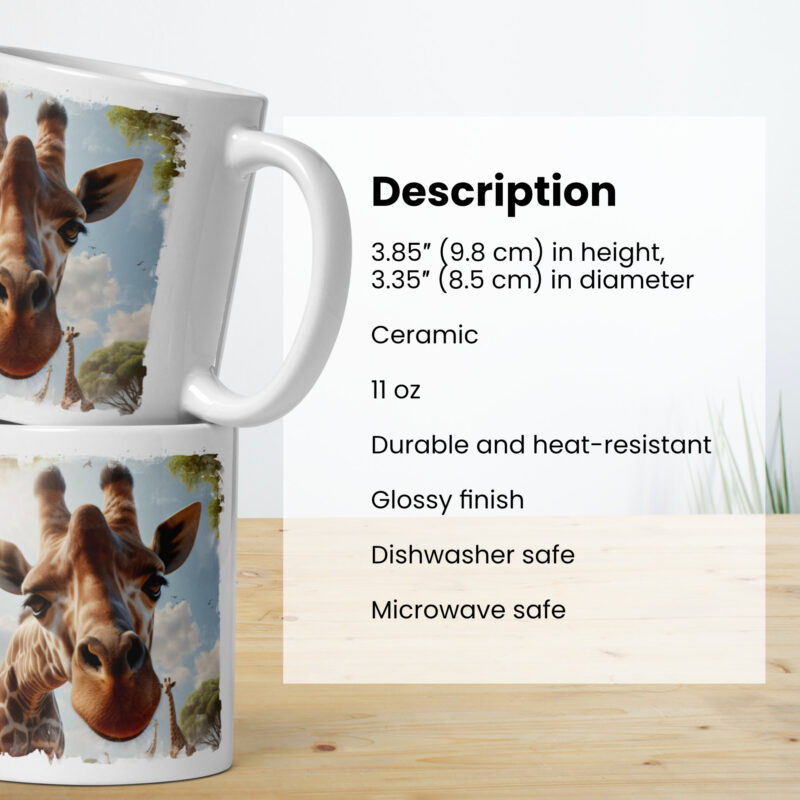Giraffe Mug, Safari Sunshine - Image 4