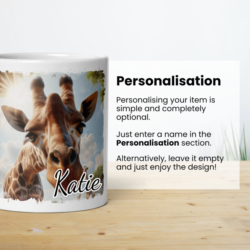 Giraffe Mug, Safari Sunshine - Image 3