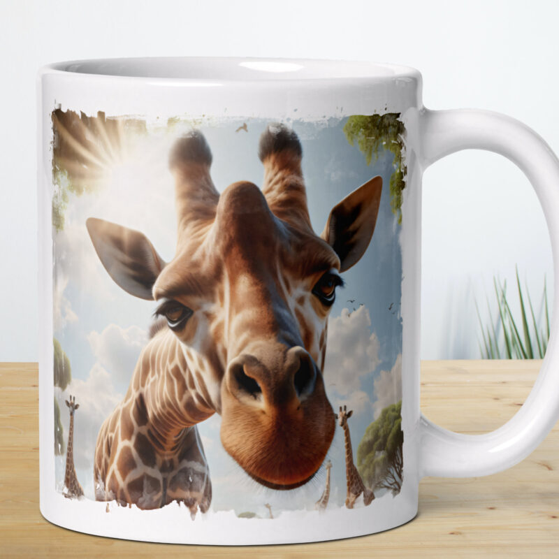 Giraffe Mug, Safari Sunshine