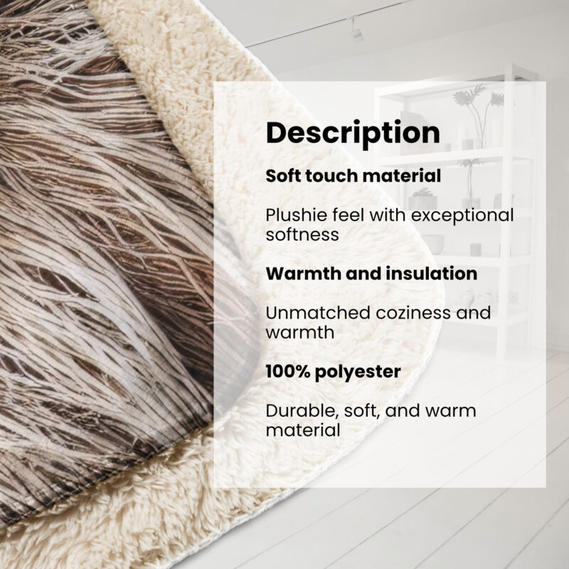 Sloth Sherpa Blanket, Happy Going Nowhere - Image 4