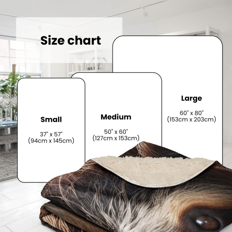 Sloth Sherpa Blanket, Happy Going Nowhere - Image 5