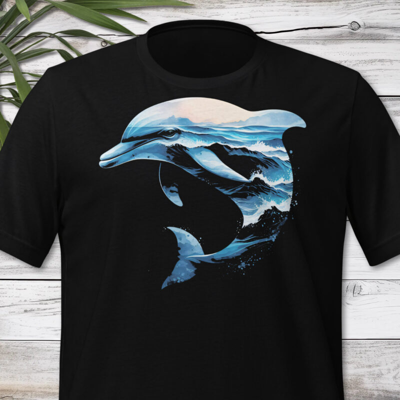 Dolphin T-shirt, Silhouette