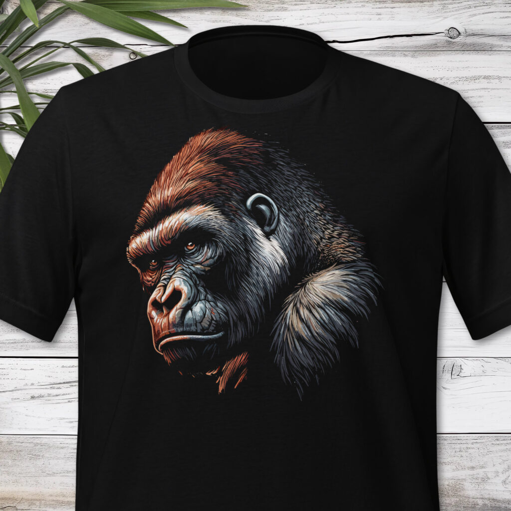 Vintage 90’s Ape Gorilla All Over Print store T Shirt Size L