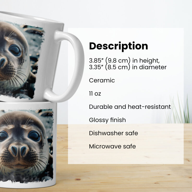 Seal Mug, Curious Pup - Image 4