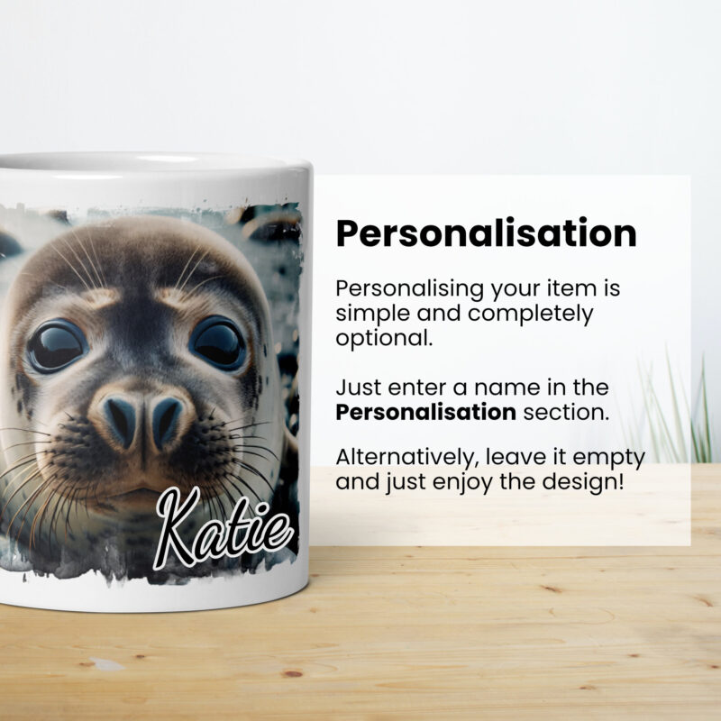 Seal Mug, Curious Pup - Image 3