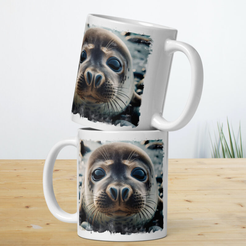 Seal Mug, Curious Pup - Image 2