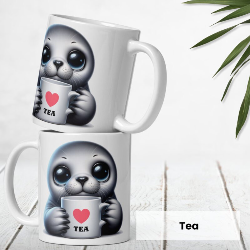 Personalised Cute Seal Mug - Image 5